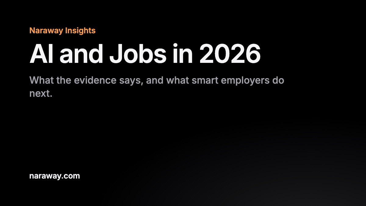 AI and jobs in 2026: what the evidence says for employers